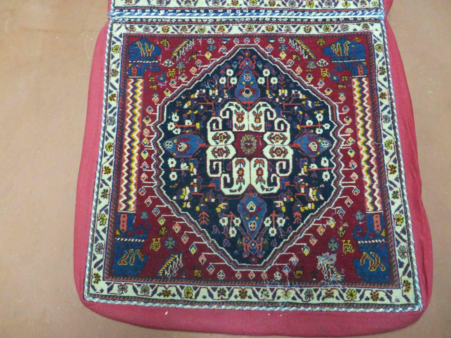 2'X 4' Antique Handmade Turkish Floral Oriental Wool Rug Pillow Case Cushion - Nuvé