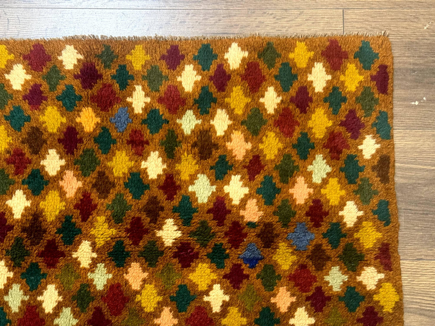 Balouch Rug 3x4, Burnt-Orange, Multicolor, Afghan Rug - Nuvé