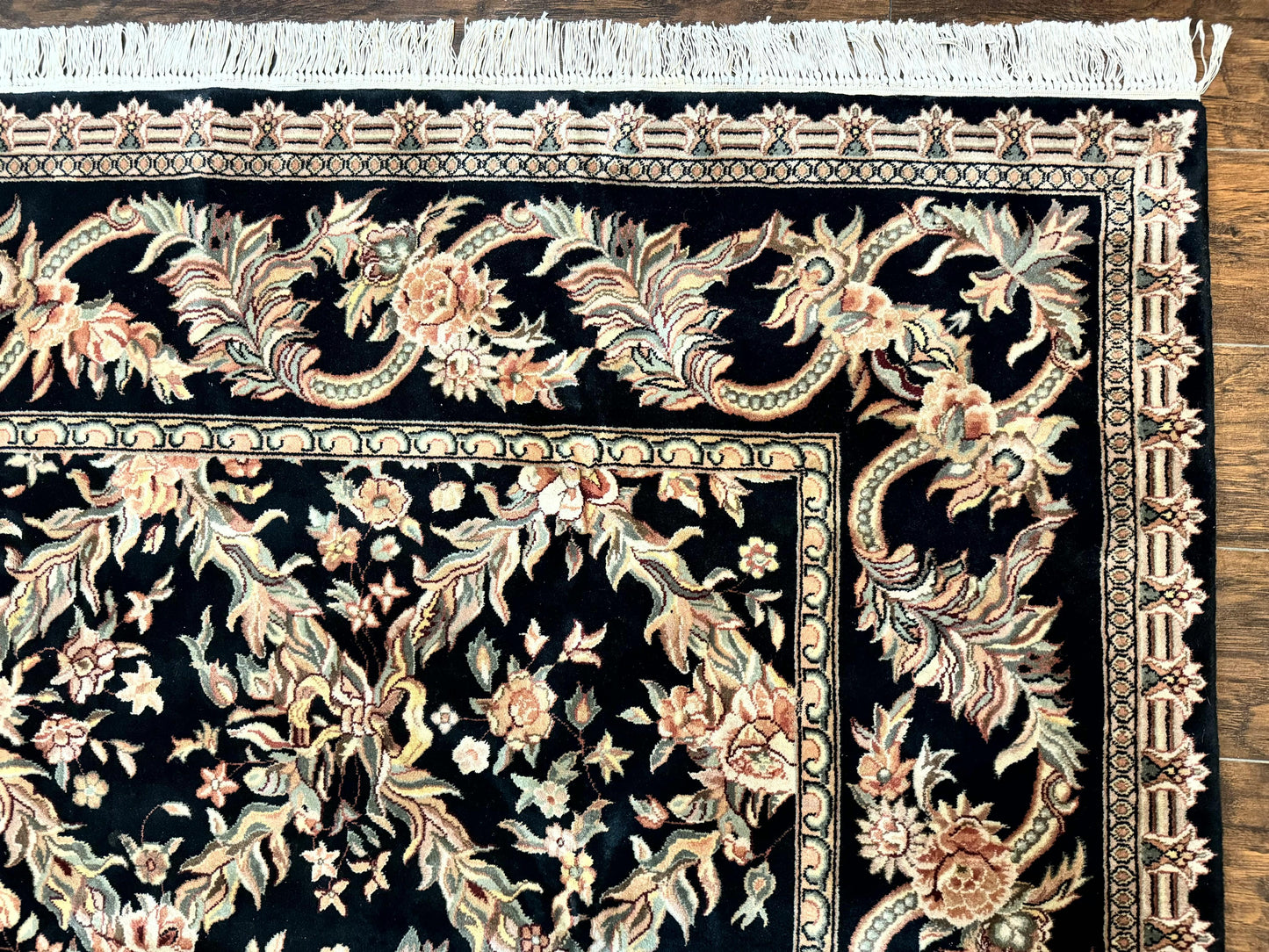 Pak Persian Rug 8x10, Black, Handmade - Nuvé