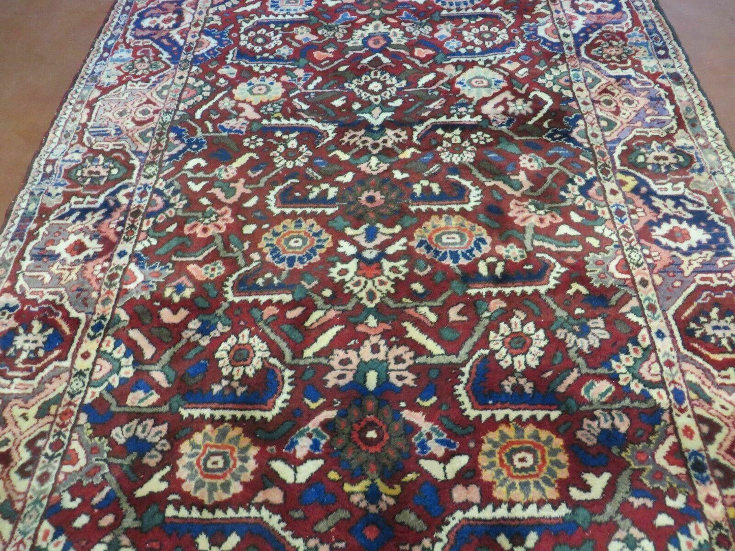 5' X 9' Antique Handmade Turkish Wool Veg Dyes Rug Nice # 107 - Nuvé