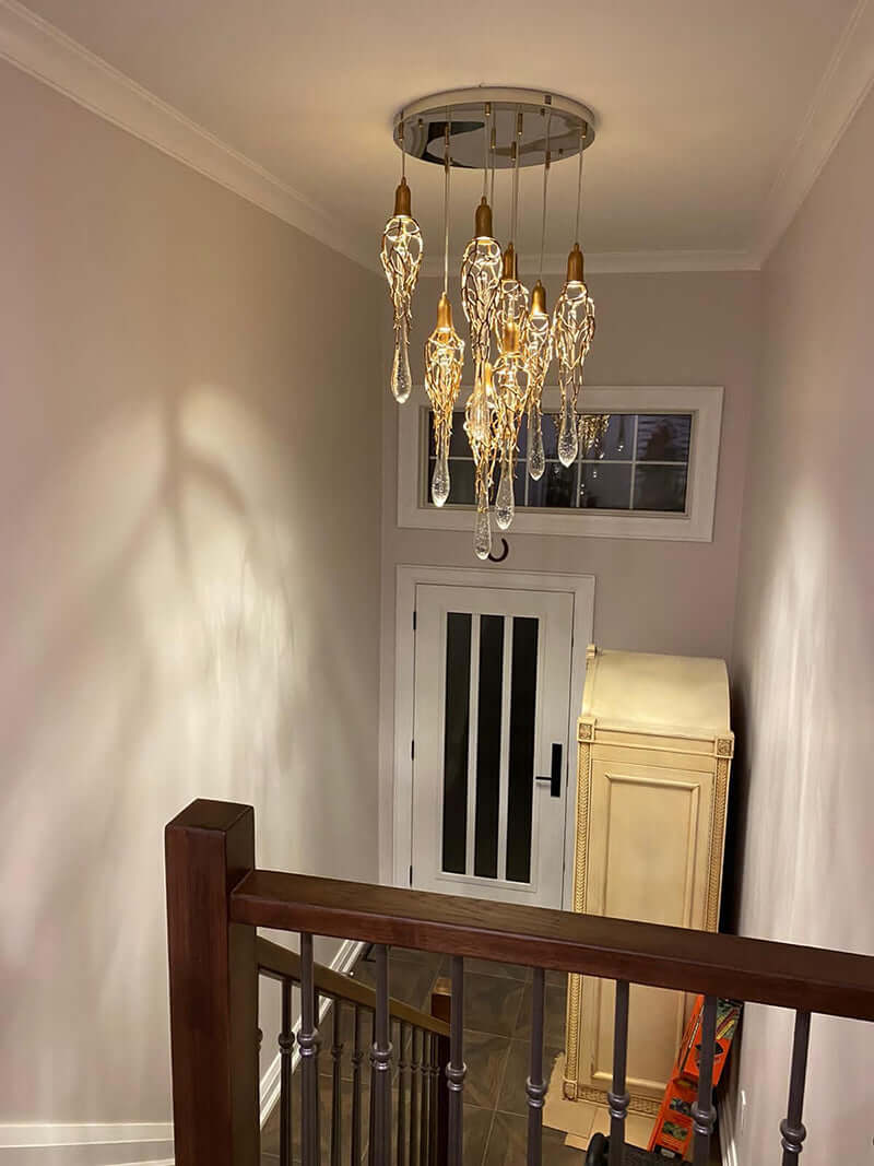 Modern branched chandelier - Nuvé
