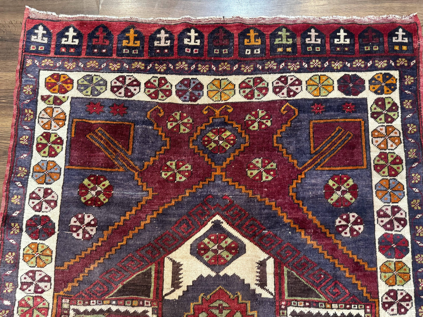 Turkish Kazak Rug 5x7, Geometric - Nuvé