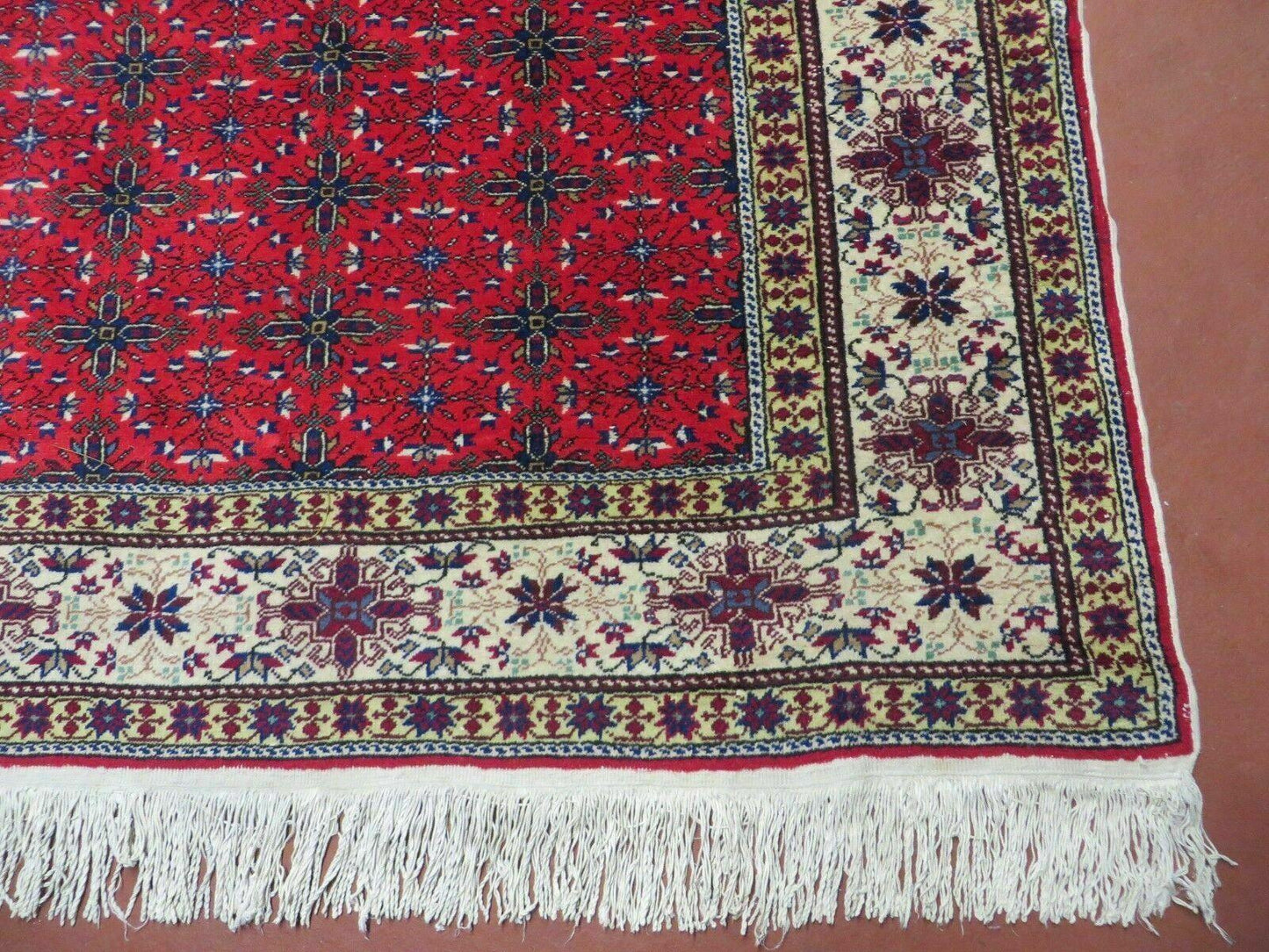 6' X 10' Vintage Handmade Turkish Sevas Kayseri Wool Rug Carpet Nice - Nuvé