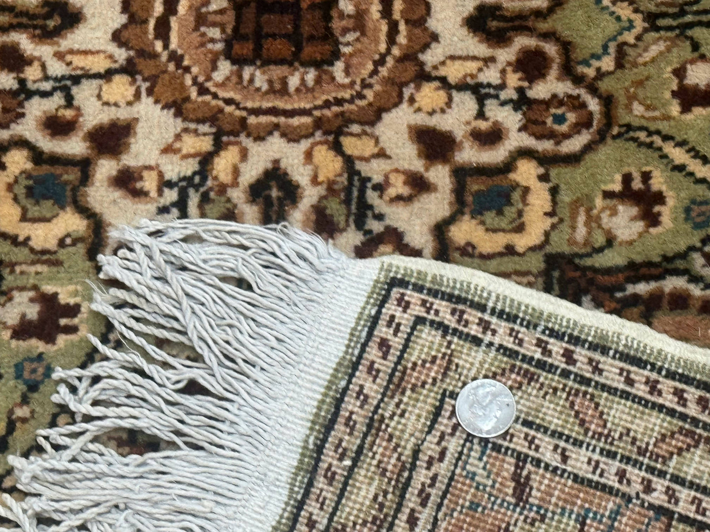 Turkish Sivas Rug 6x9, Floral Medallion, Vintage Handmade Wool Carpet - Nuvé