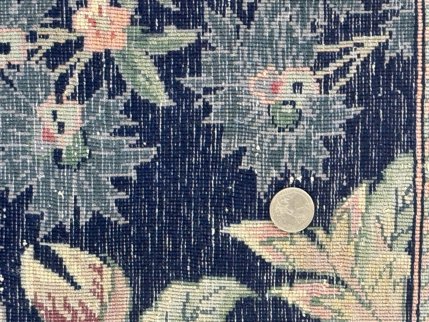 Sino Persian Rug 6x9, Navy Blue, Floral - Nuvé