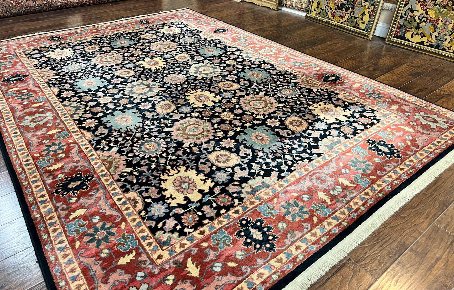 Karastan Rug 8 x 11.7, Karastan Williamsburg Kurdish Pattern 559, Wool Pile Vintage Karastan Carpet, Discontinued, Room SIzed Area Rug - Nuvé