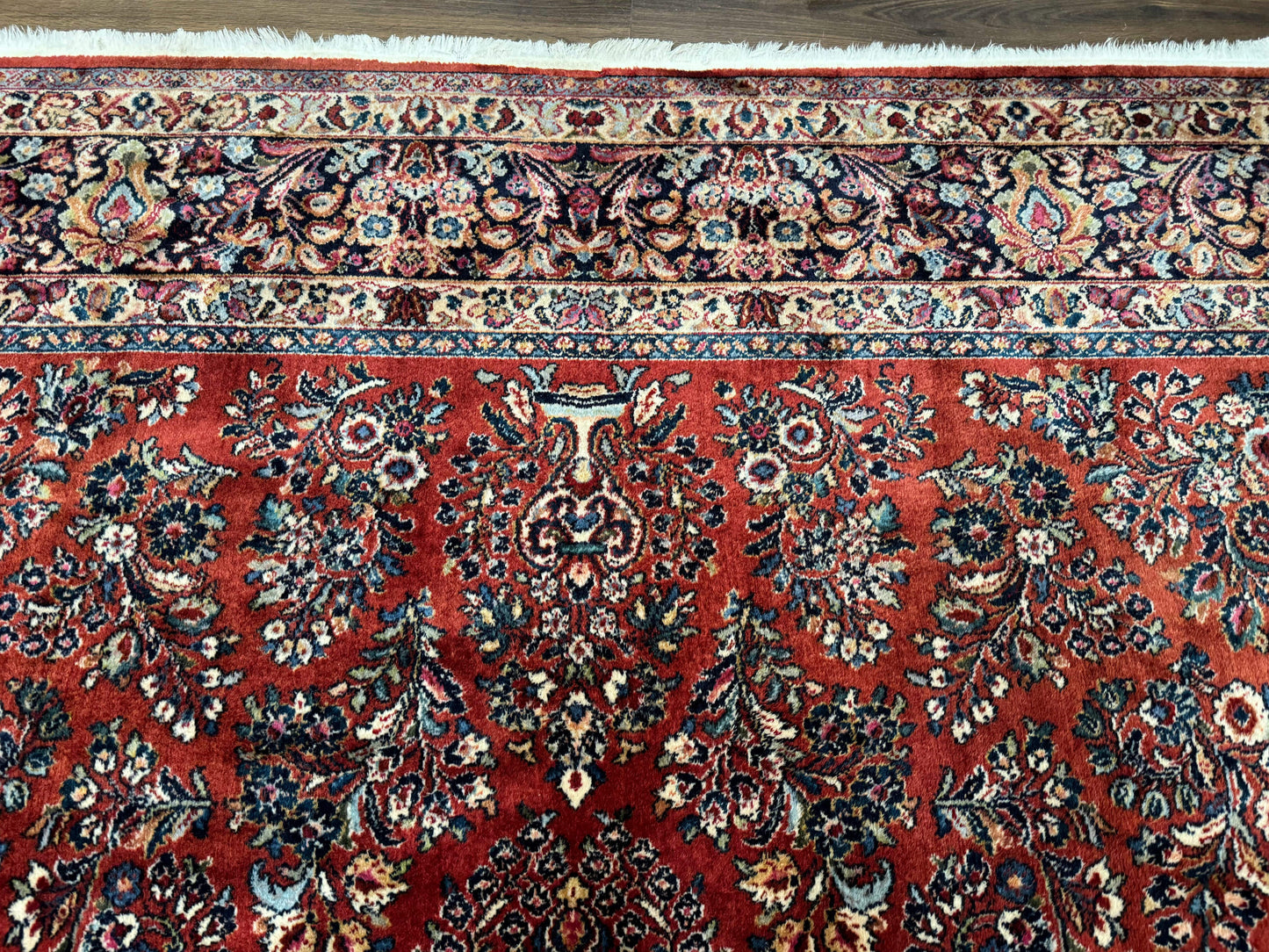 10x18 Karastan Sarouk Rug #785, Wool Large Palace Sized Vintage Karastan Carpet - Nuvé