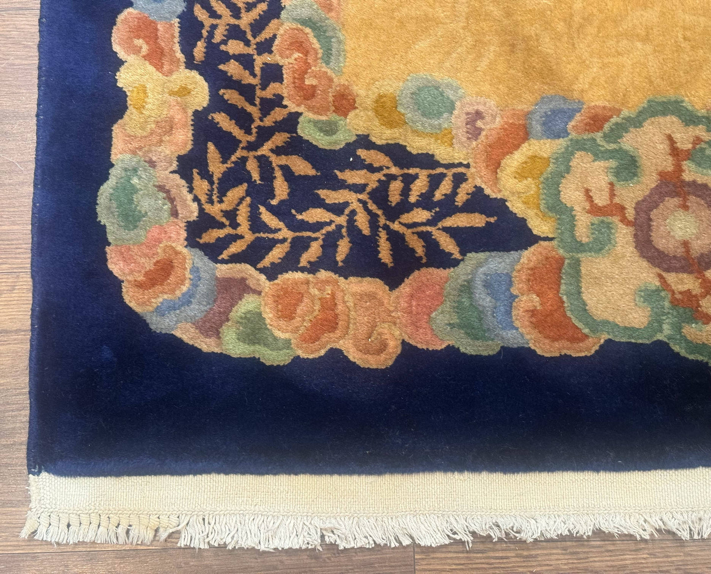 Chinese Wool Rug 3x5, Vintage Carpet, Handmade - Nuvé