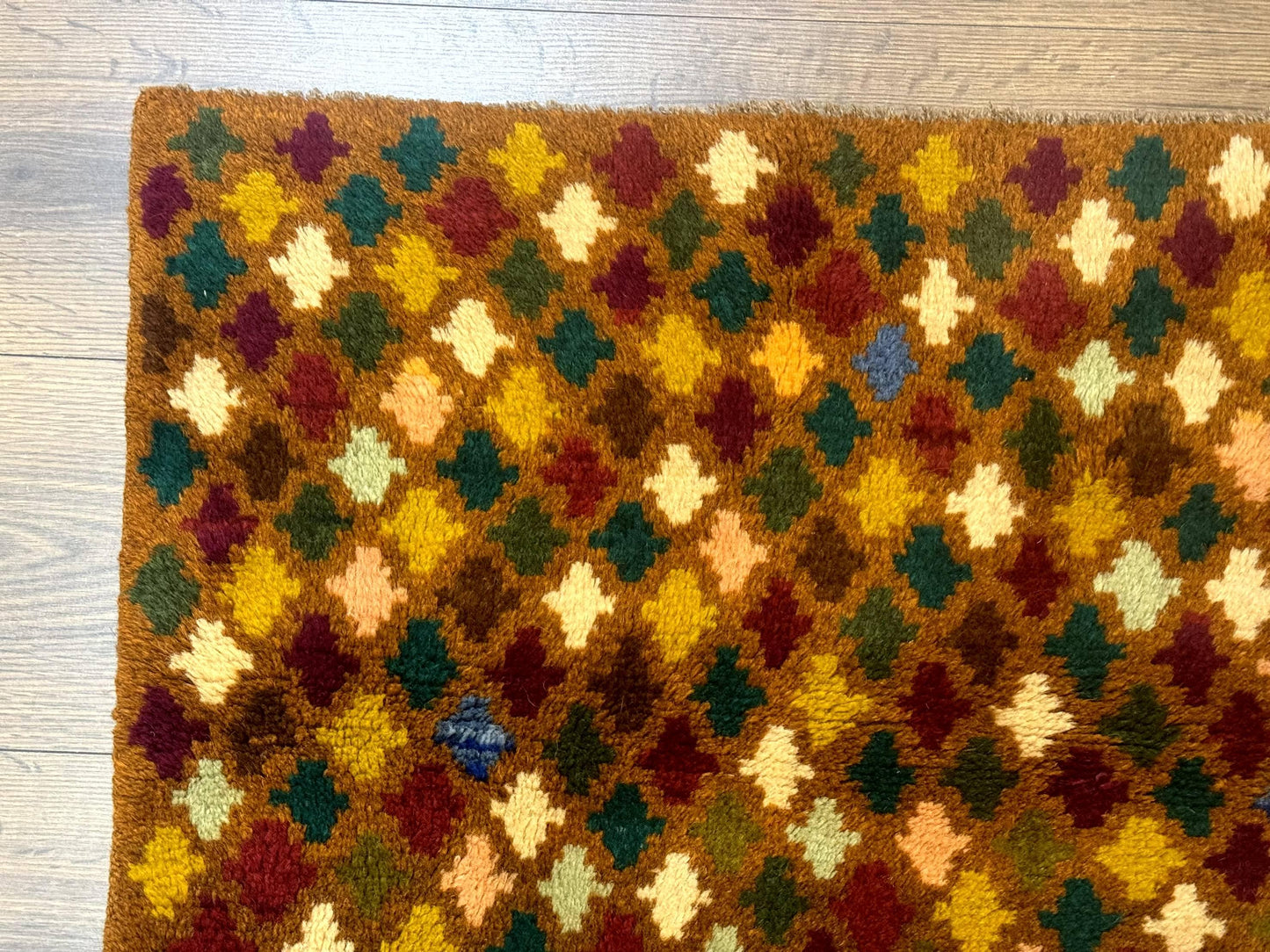 Balouch Rug 3x4, Burnt-Orange, Multicolor, Afghan Rug - Nuvé