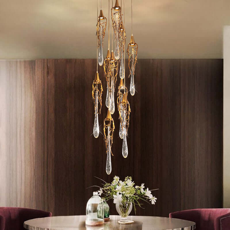 Modern branched chandelier - Nuvé