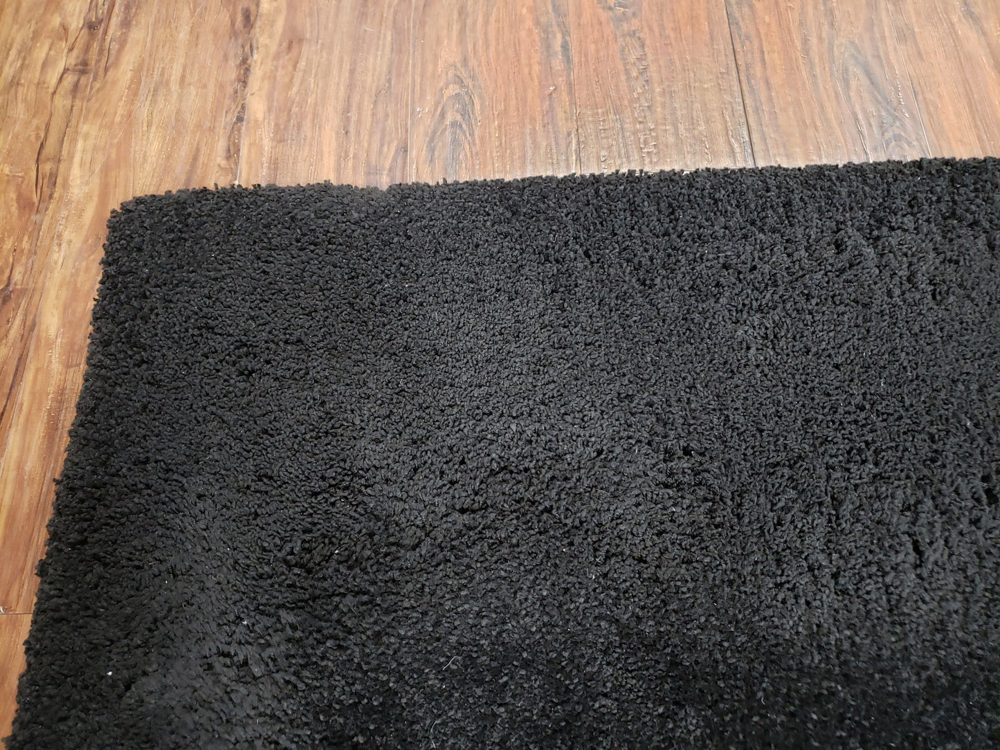 Black Shag Rug 8x10, Savafieh Milan Fluffy Black Carpet, Room Sized Shag Rug, Modern Contemporary Rug, Soft Living Room Rug, Bedroom Rug - Nuvé