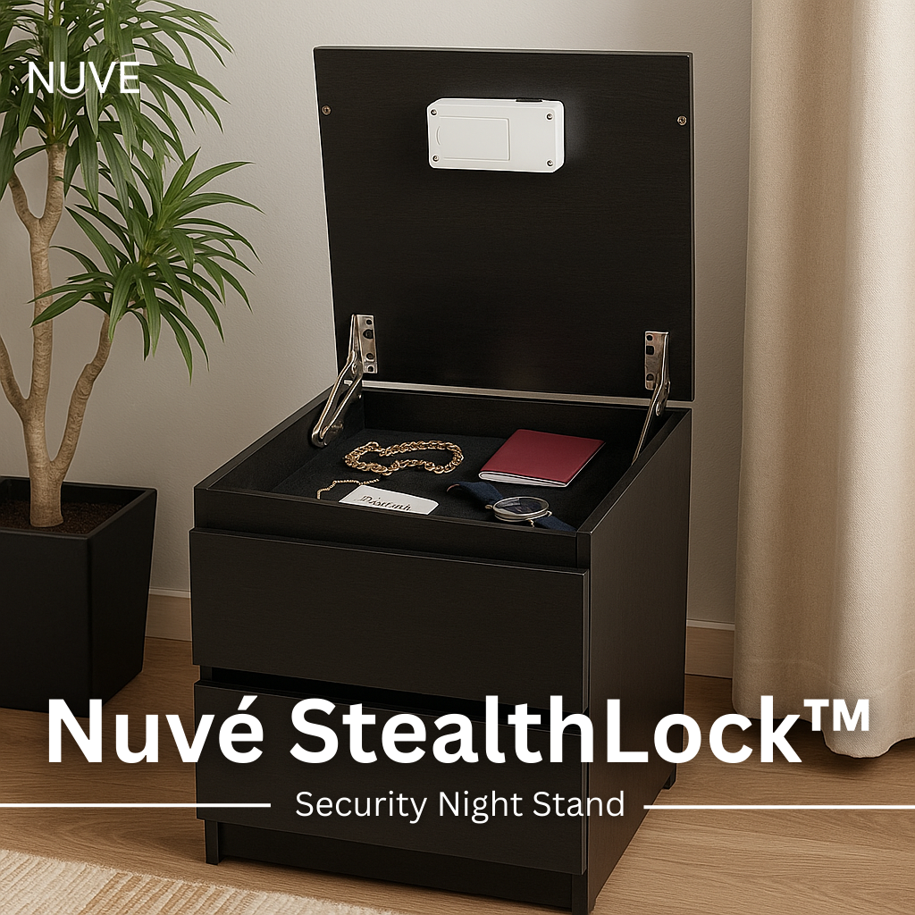 Nuvé® StealthLock Nightstand - Nuvé