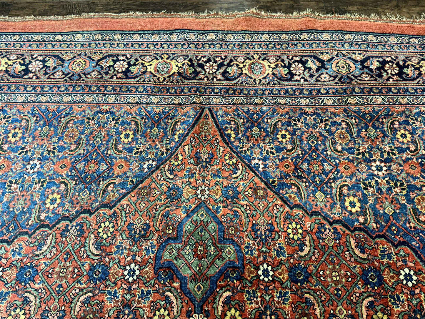 Antique Persian Bijar Rug 7x15 - Nuvé