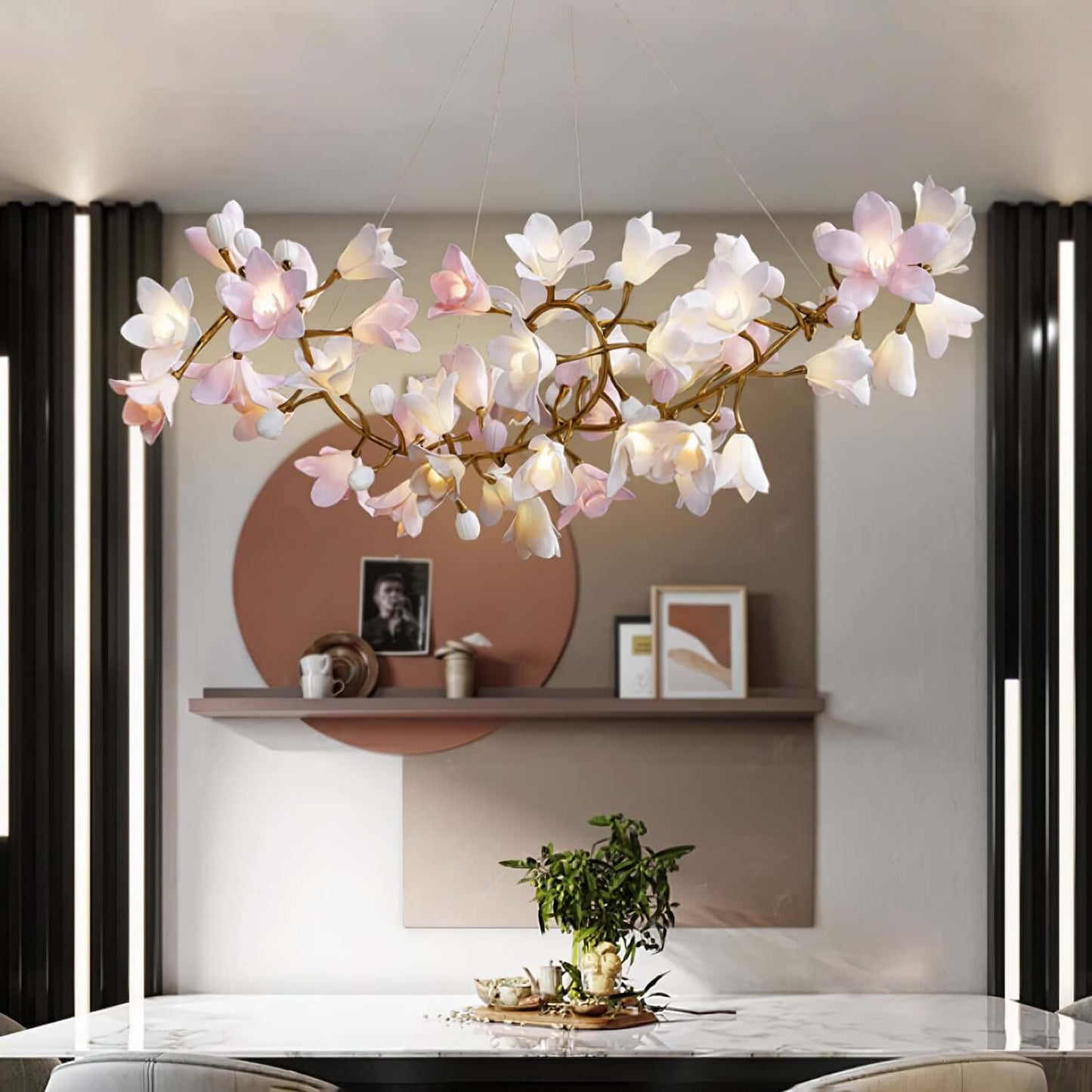 Circular Blossom Chandelier - Nuvé