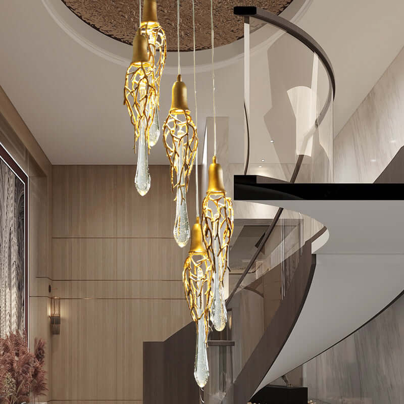 Modern branched chandelier - Nuvé