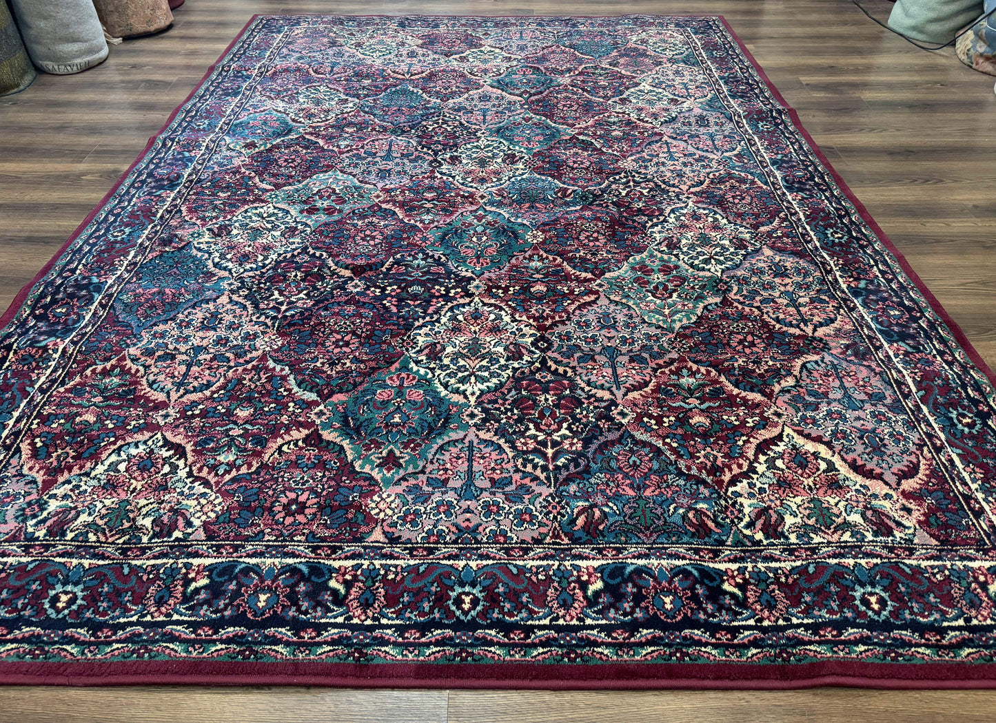 Multicolor Panel Kirman Rug 8x11 - Nuvé
