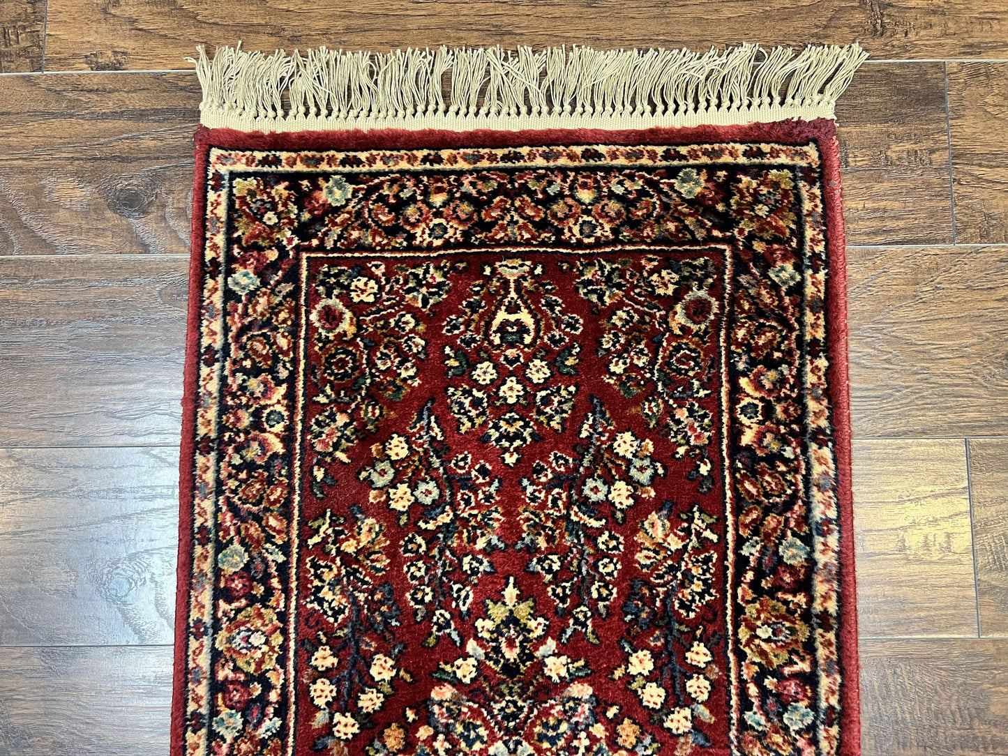Antique Karastan Runner Rug 2x12, Karastan Sarouk #785, Original Collection, 700 Series, 2 x 12 Runner for Hallway, Wool Karastan Rug, Rare - Nuvé