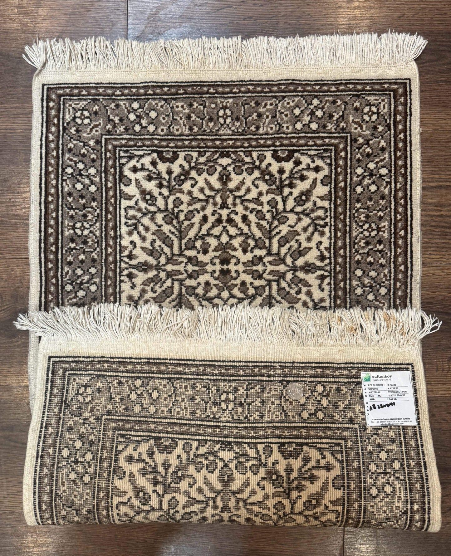 Small Turkish Kayseri Rug 2x3, Allover Pattern - Nuvé