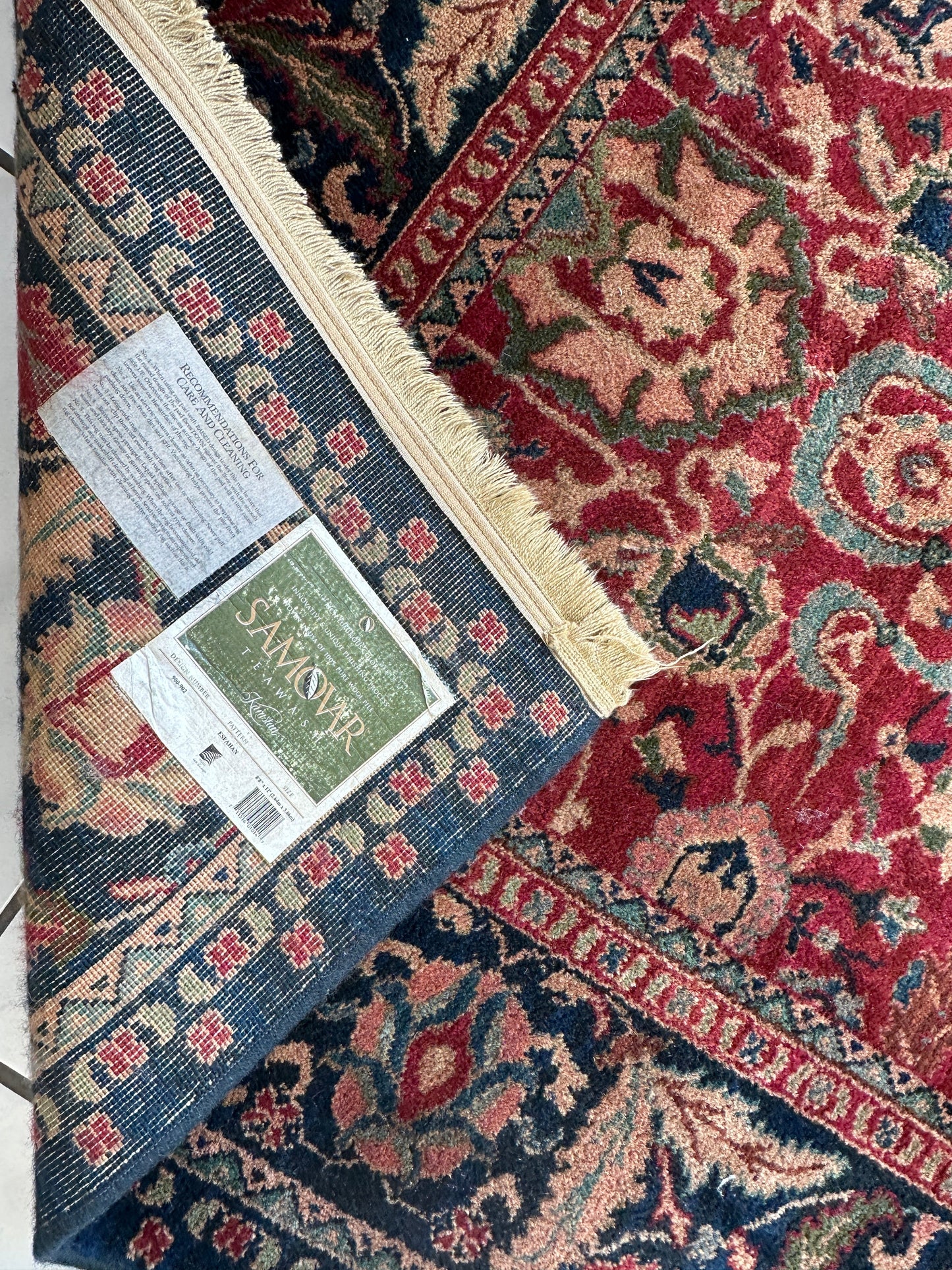 Karastan Samovar Teawash Wool Rug – 8’8” x 12’ – Vintage Elegance, Excellent Condition - Nuvé