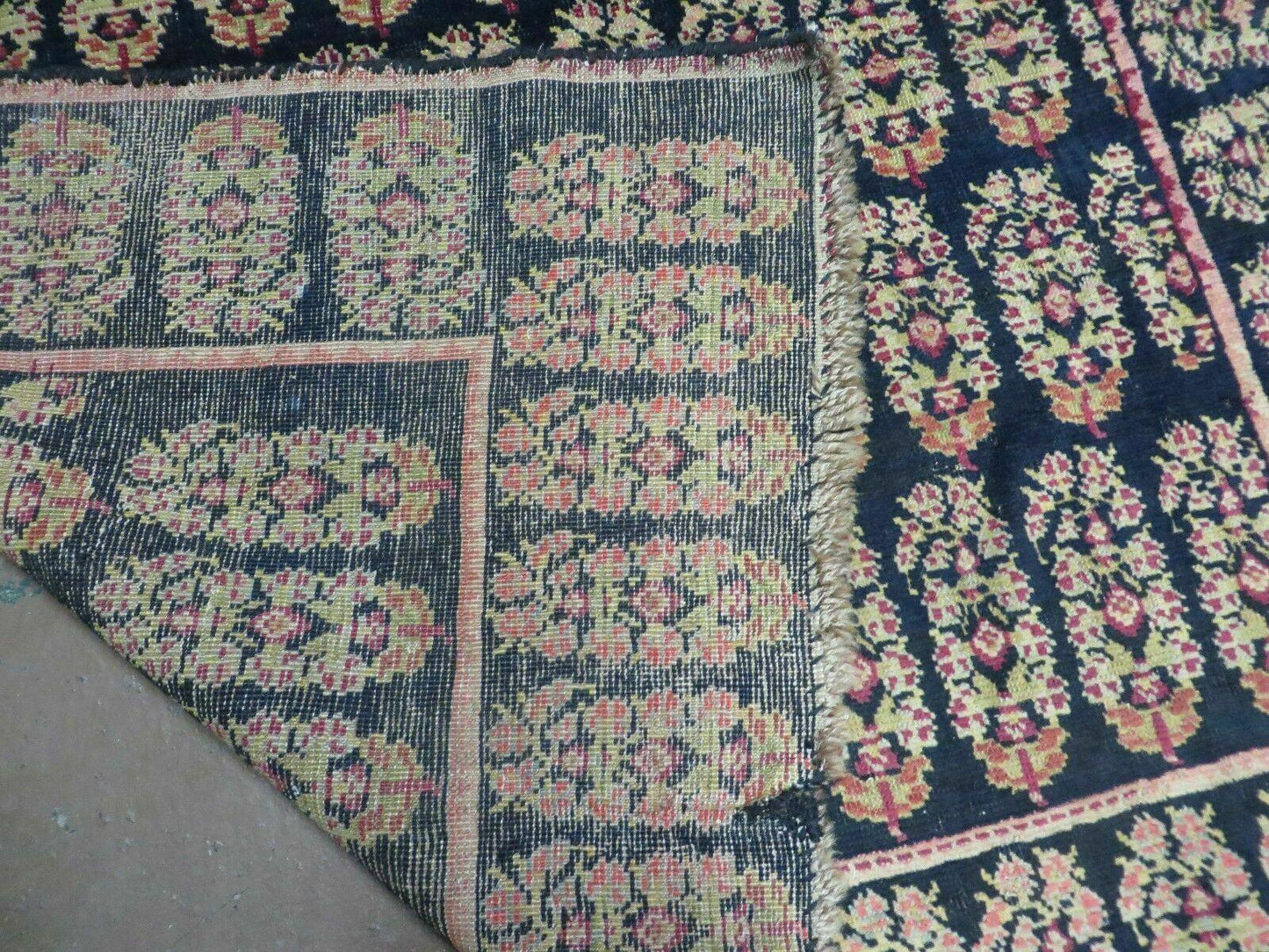 4' X 9' Antique Karabagh Caucasian Rug Handmade Wool Carpet Organic Dyes Nice - Nuvé