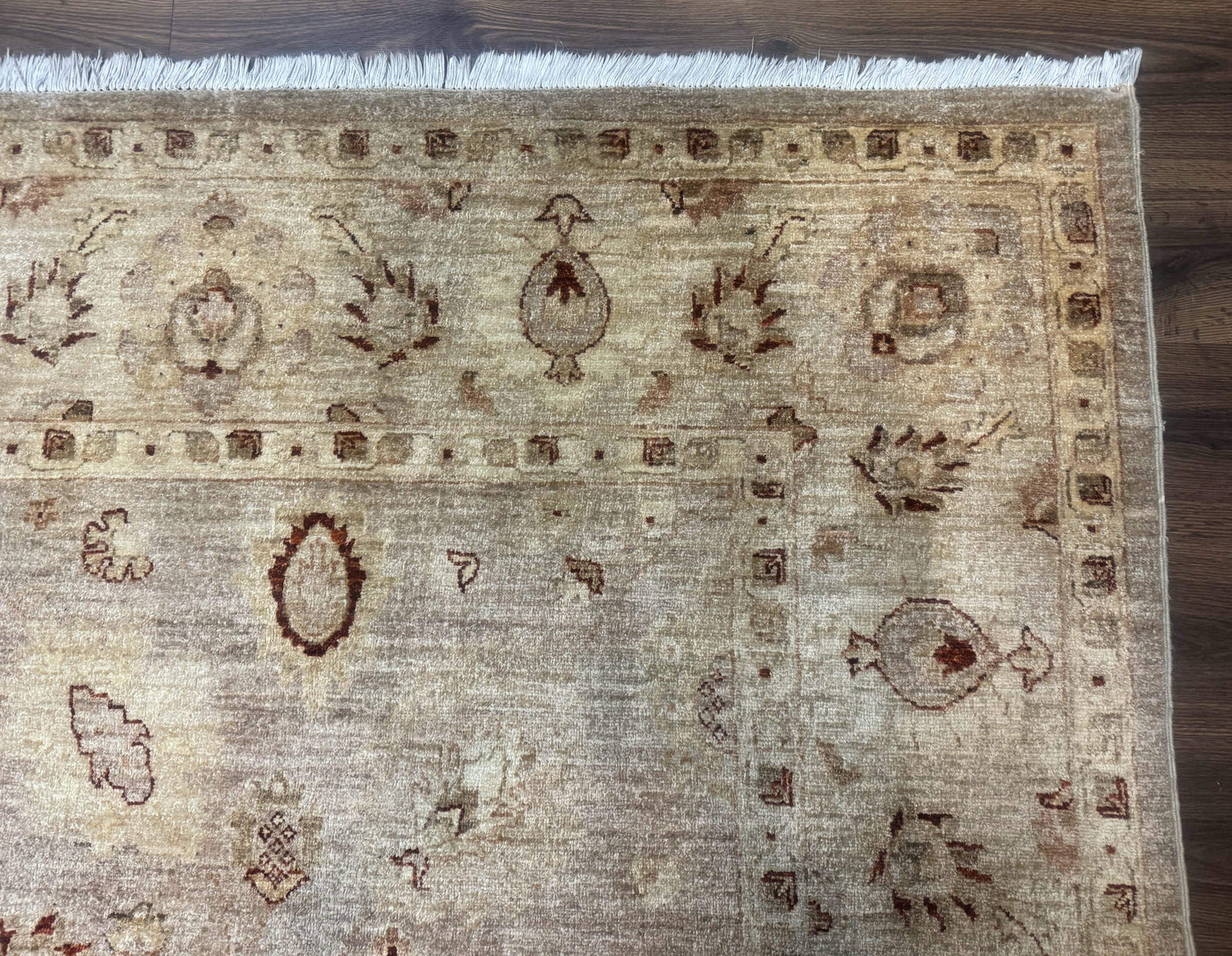 Pakistani Peshawar Rug 8x11, Indo Persian Mahal Carpet, Traditional Wool Oriental Rug - Nuvé