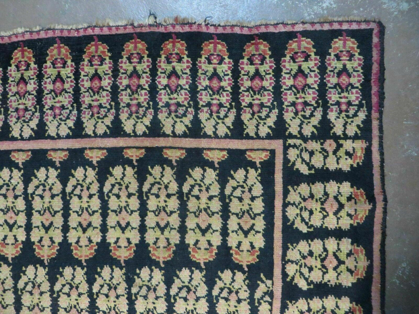 4' X 9' Antique Karabagh Caucasian Rug Handmade Wool Carpet Organic Dyes Nice - Nuvé