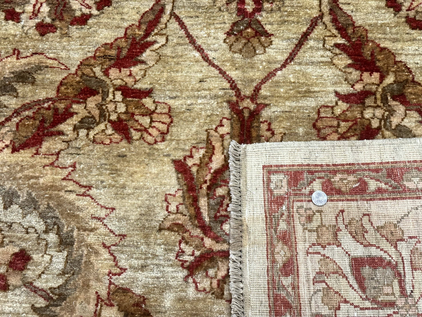 Indian Mahal Rug 7x9, Traditional Wool Carpet - Nuvé