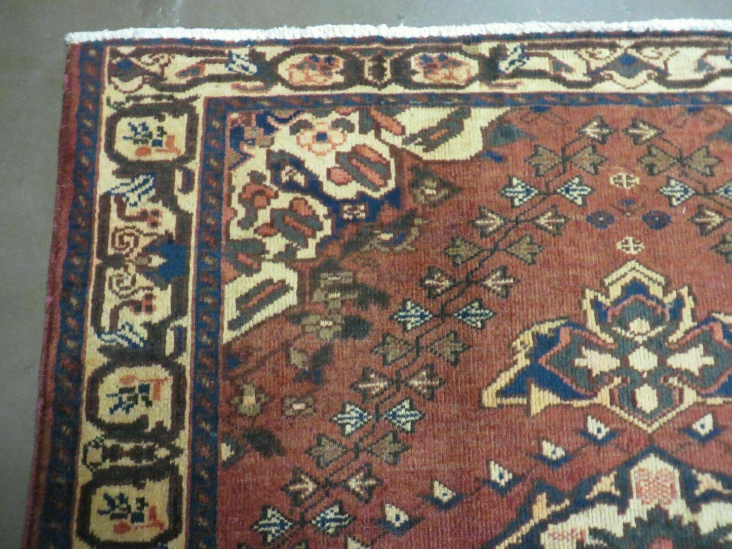 4' X 7' Antique 1920 Handmade Turkish Medallion Wool Rug Veg Dye Nice - Nuvé
