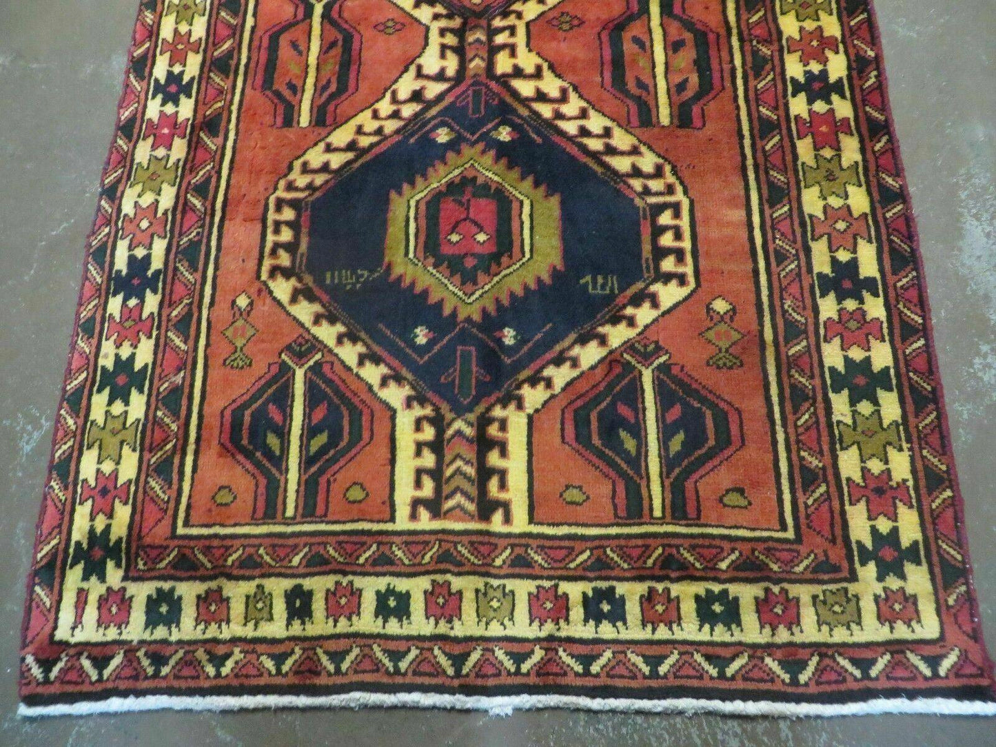 3' 4"X 7' Antique Handmade Turkish Wool Rug Organic #101 - Nuvé