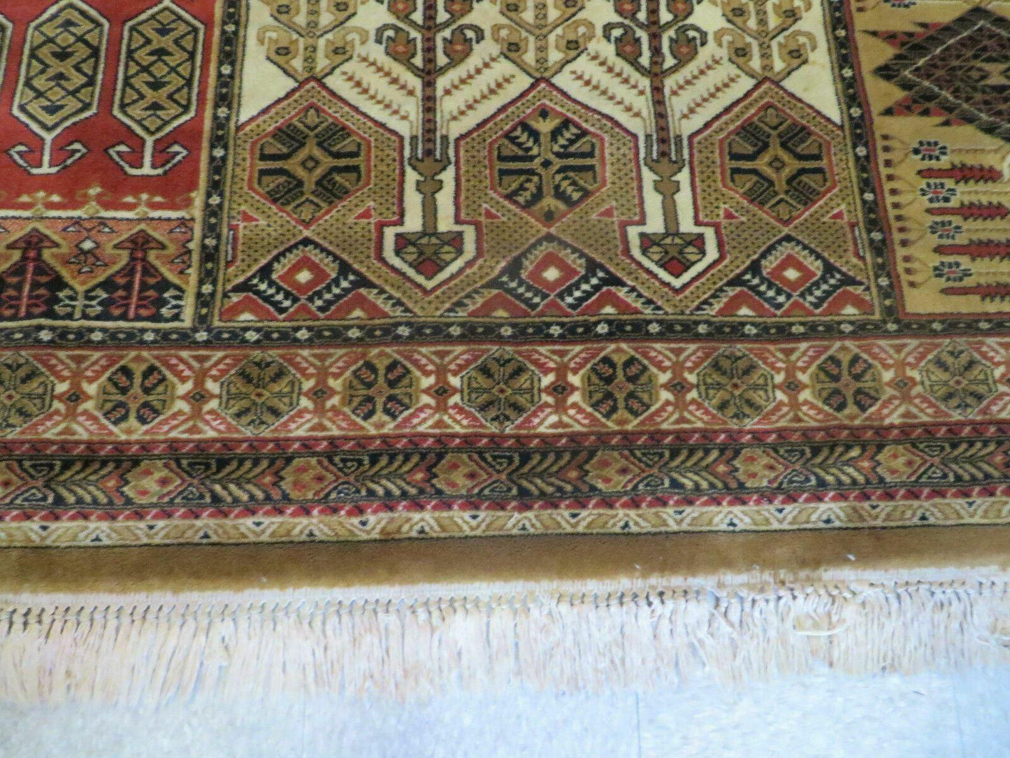 Couristan Rug 10x14, Large Belgium Power Loomed Wool Carpet 10 x 14 ft, Brown Tan Cream Oriental Rug, Living Room Rug, Large Area Rug - Nuvé