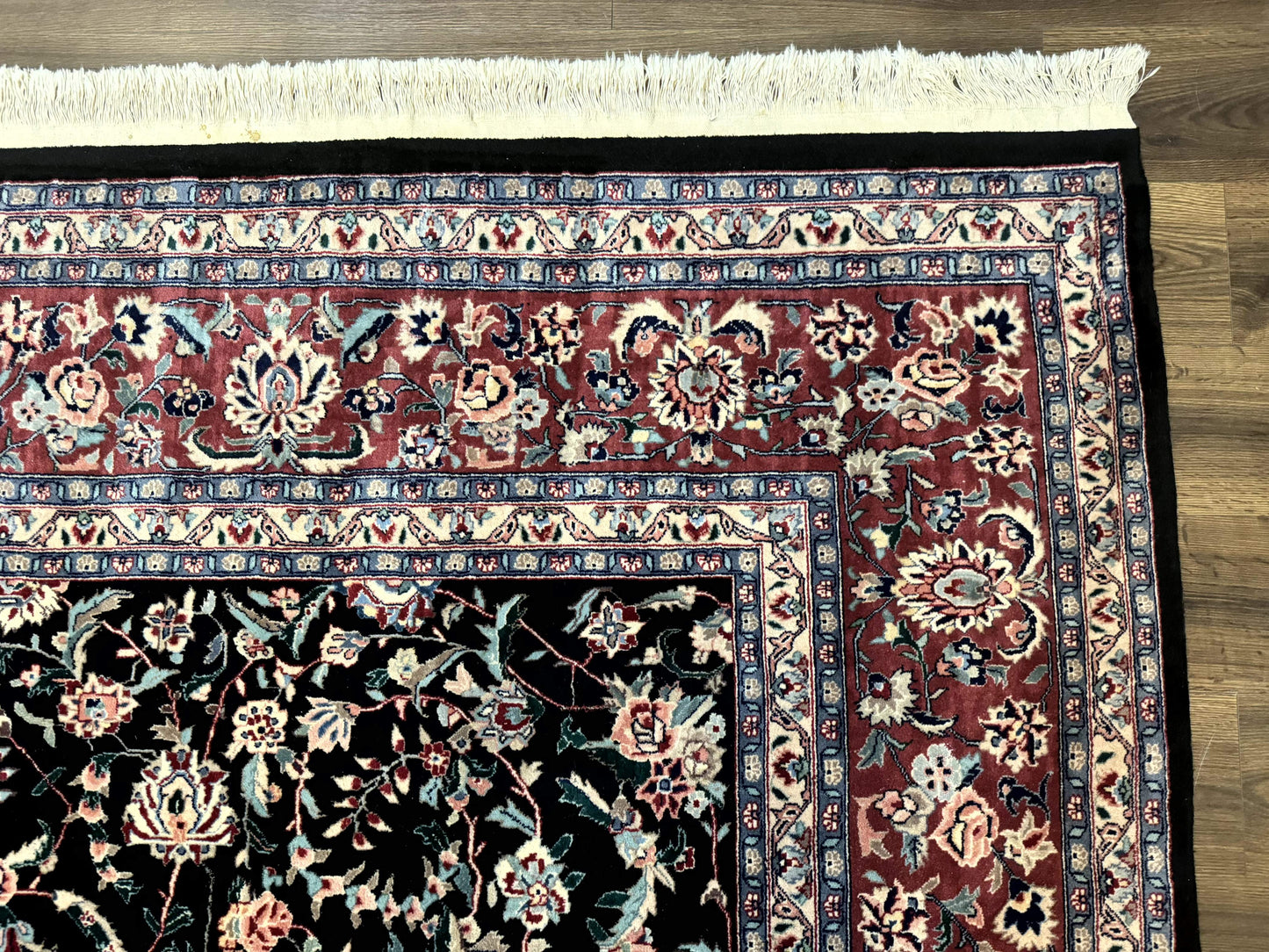 Large Sino Persian Rug 10x15, Floral Allover, Hand Knotted Wool Carpet, Fine - Nuvé