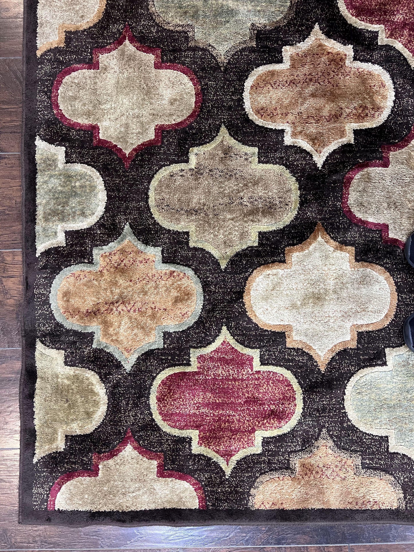 Panel Design Rug 5x7, Multicolor Contemporary Area Rug, Small Living Room Rug - Nuvé