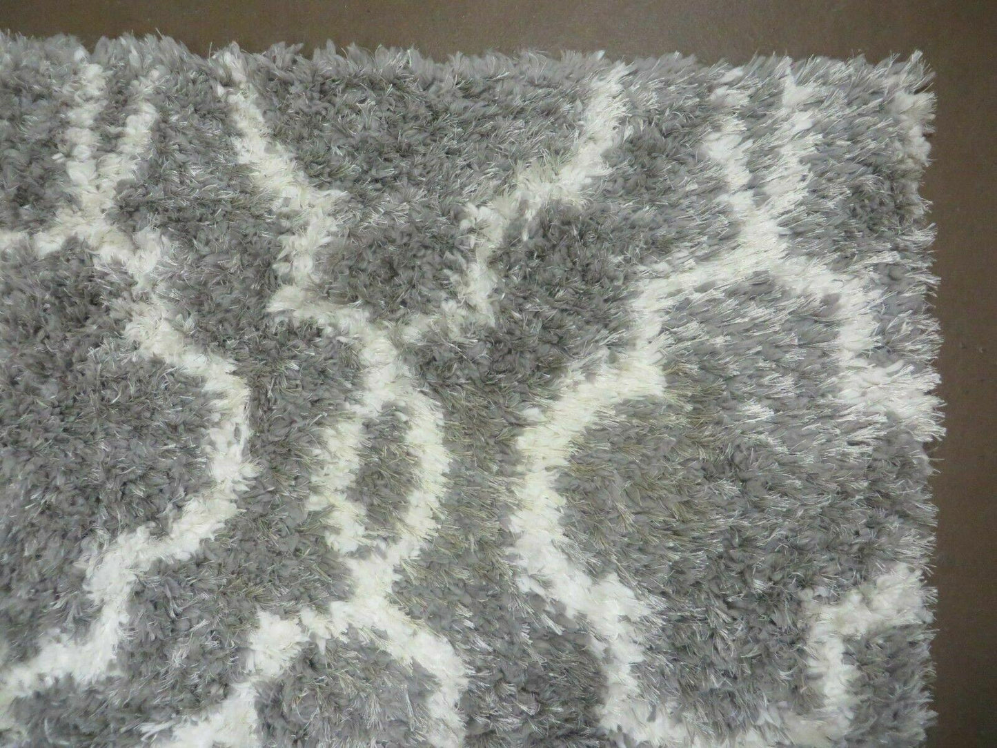 5' X 7' Modern Contemporary Israel Made Glimmer 205-45 Shag Rug Acrylic Bohemian Boho Home Décor - Nuvé
