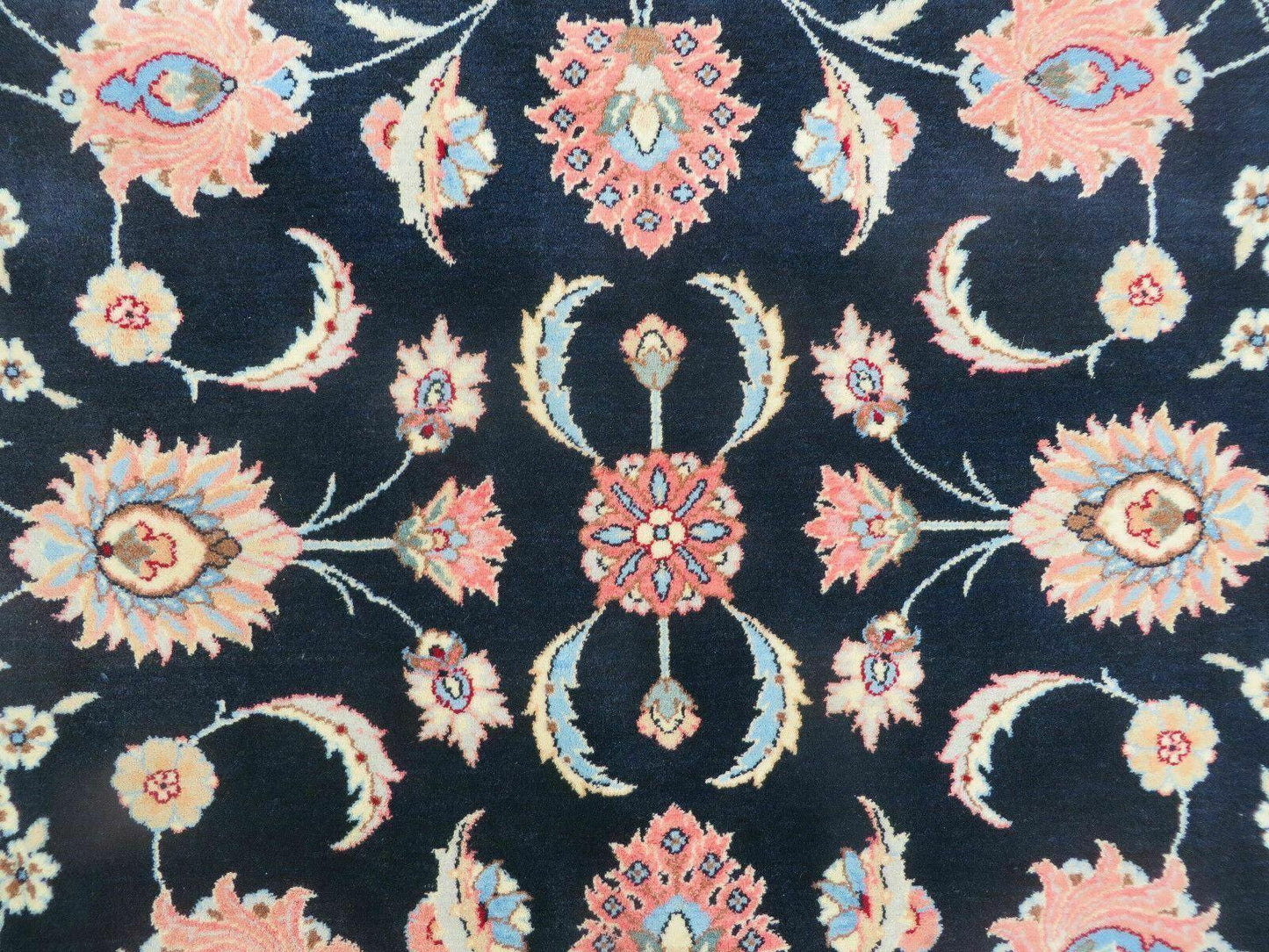 10' X 14' Vintage Handmade India Wool Hand Knotted Carpet Rug Organic Dyes Nice - Nuvé