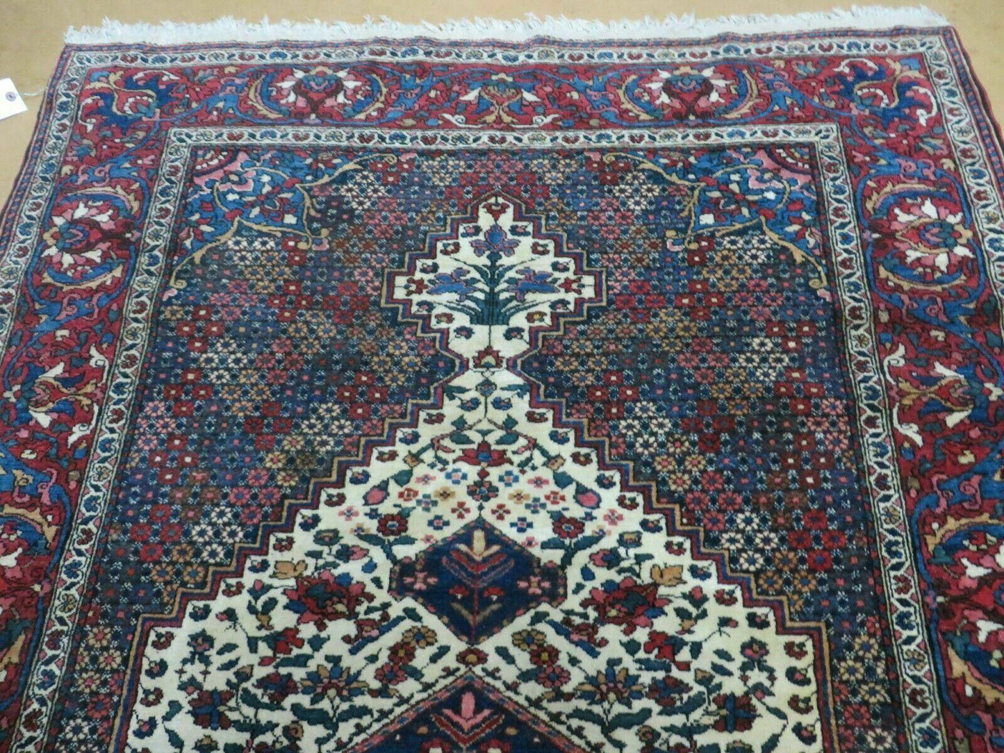 4' X 7' Vintage Handmade Turkish Floral Orient Medallion Wool Veg Dye Rug Nice - Nuvé