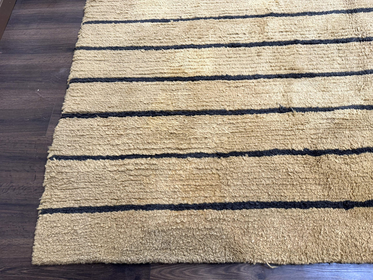 Modern Nepali Rug 13 x 15.6, Palace Size Wool Custom Made Rug, Tan, Large Nepali/Tibetan Carpet - Nuvé