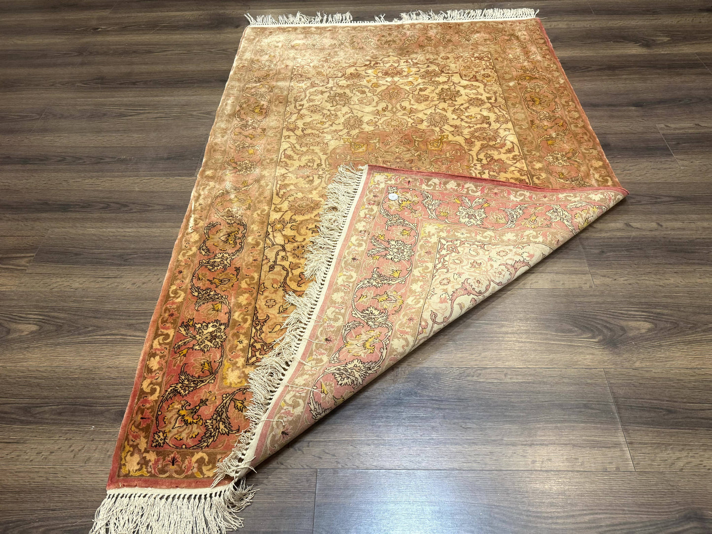 Persian Isfahan Rug 3x5 Fine 550 KPSI Kork Wool on Silk - Nuvé