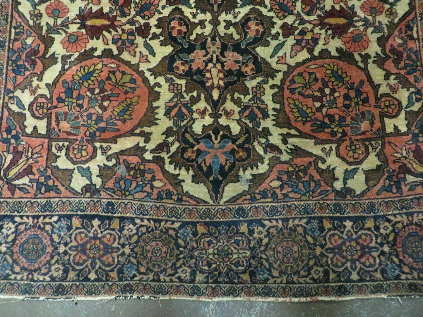 4' X 6' Antique Ultra Fine Handmade India Floral Oriental Wool Rug Carpet Nice - Nuvé