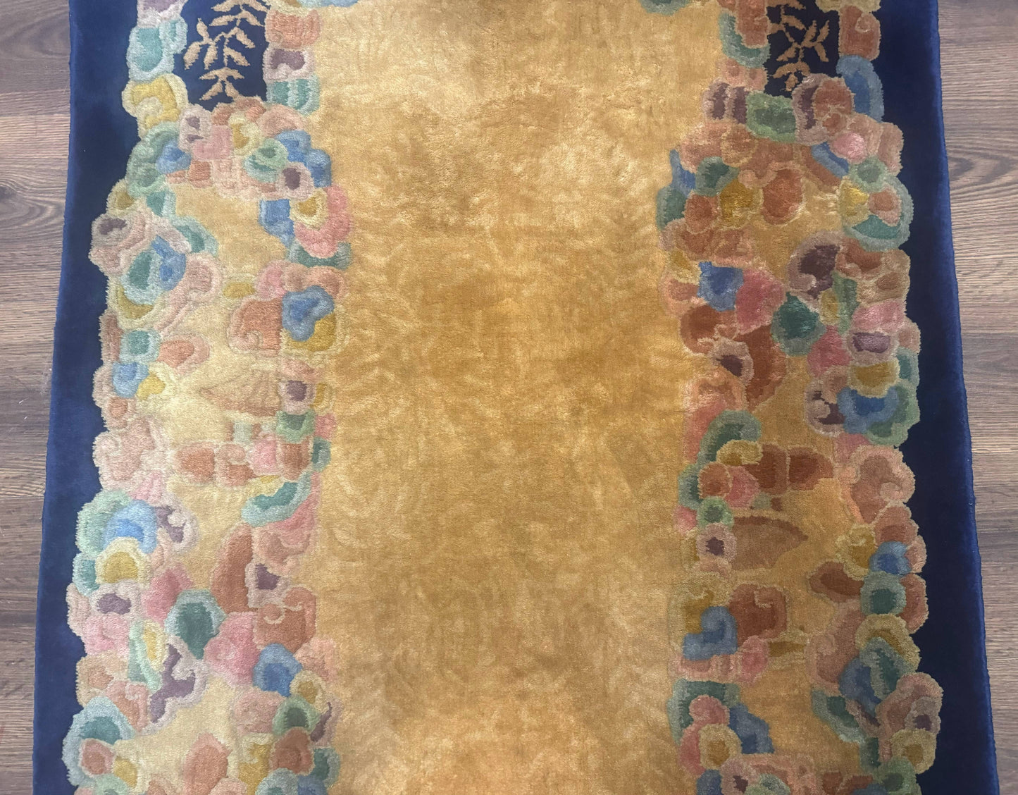 Chinese Wool Rug 3x5, Vintage Carpet, Handmade - Nuvé