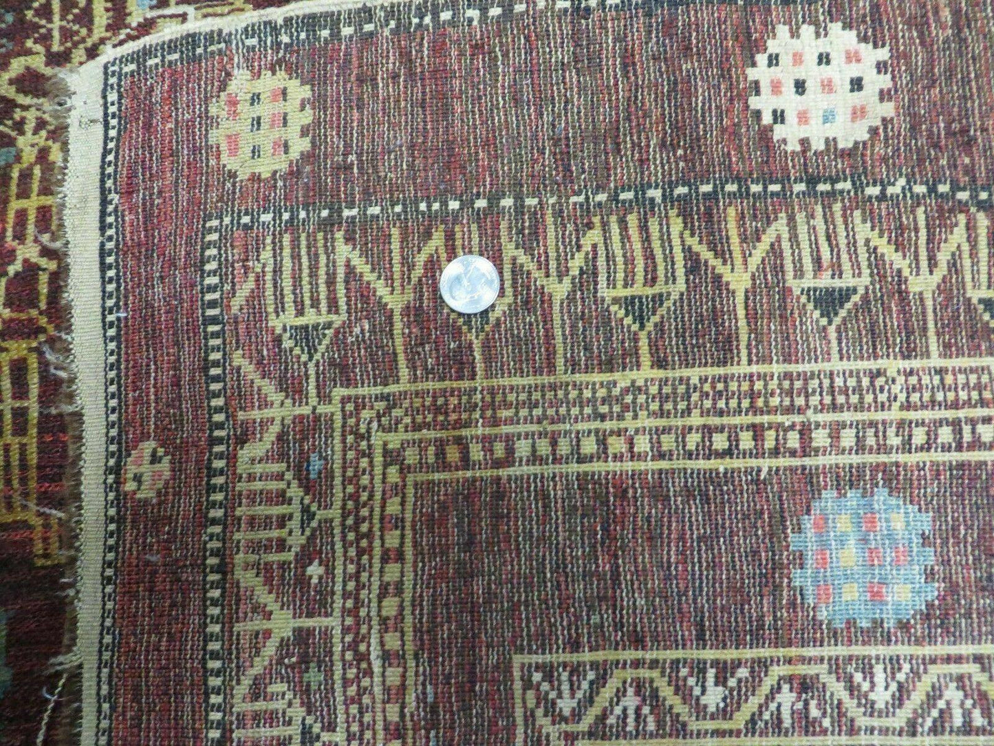 4' X 6' Antique Handmade Caucasian Shirvan Russian Armenian Wool Rug Colorful - Nuvé