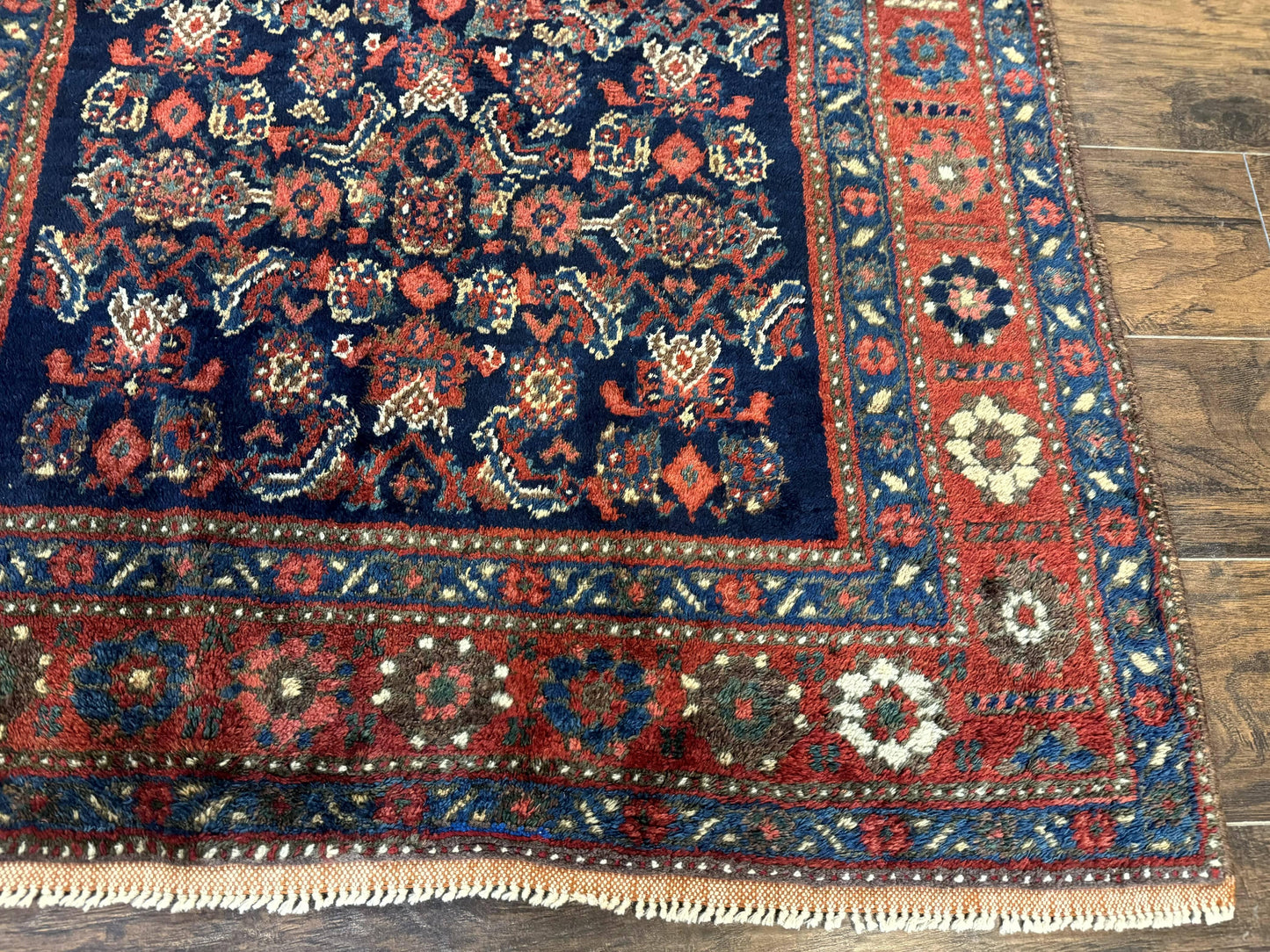 Antique Persian Tribal Rug 4x6, Kurdish Rug - Nuvé