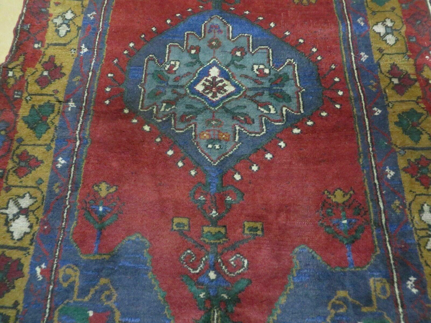4' X 8' Vintage Handmade Turkish Kazak Pattern Wool Rug Carpet Nice # 105 - Nuvé