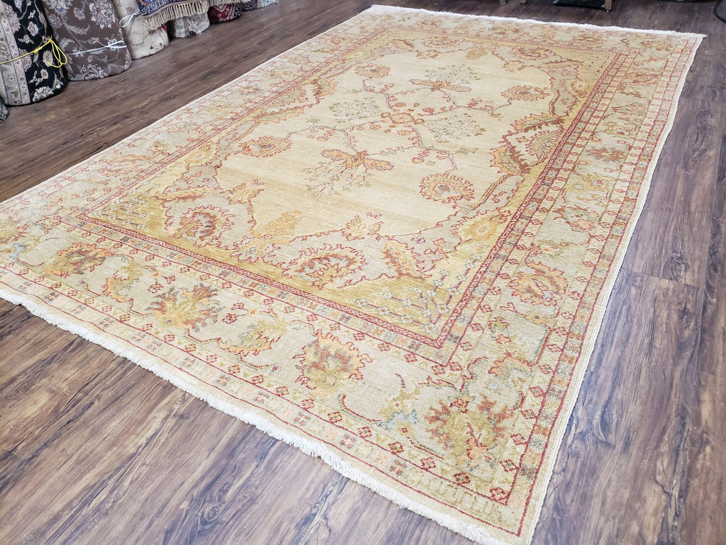 6x9 Turkish Oushak Rug, Wool Rug, Hand Knotted - Nuvé