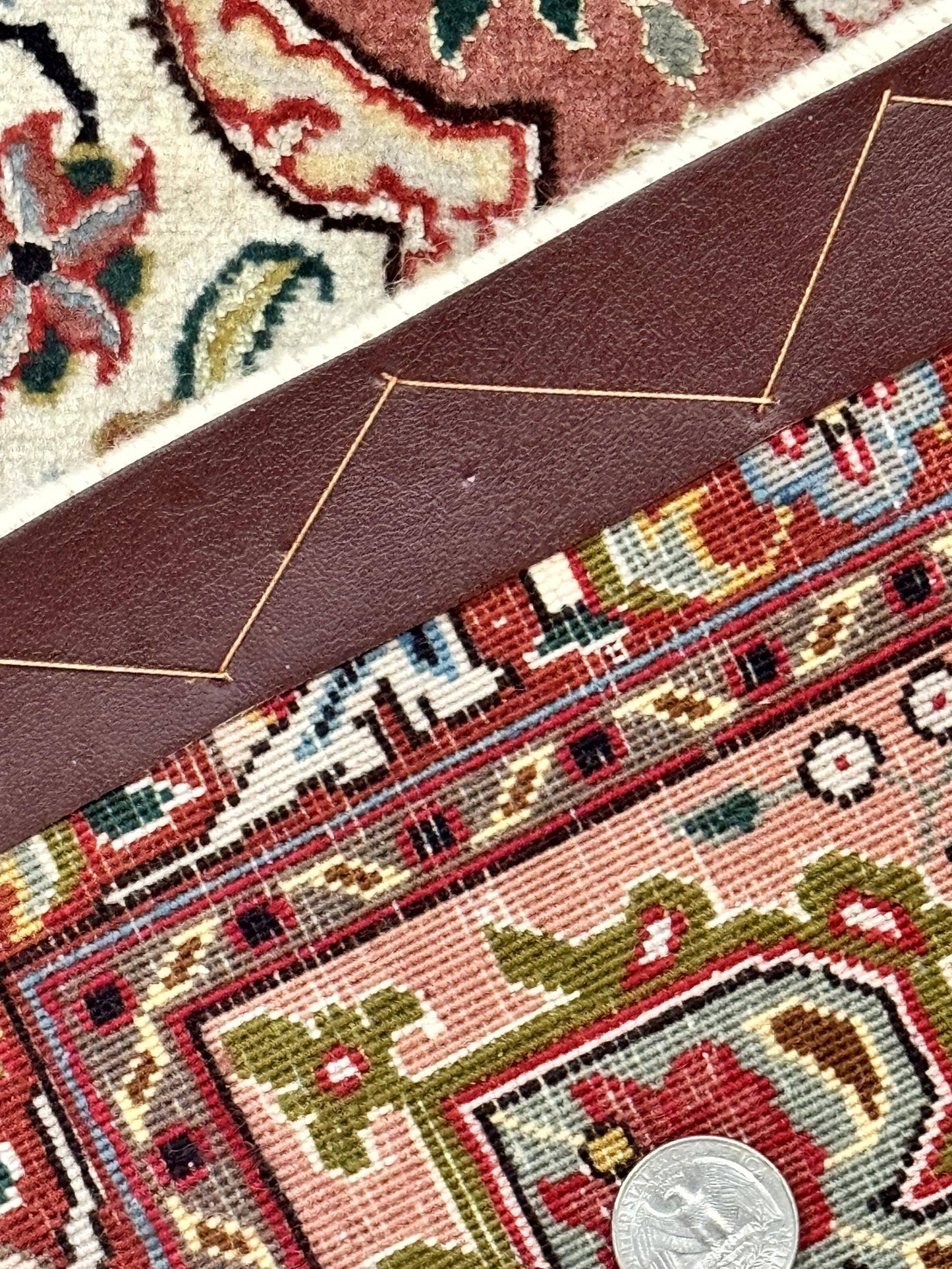 Small Persian Tabriz Rug 2x3, Floral Medallion, Wool and Silk, 340 KPSI - Nuvé