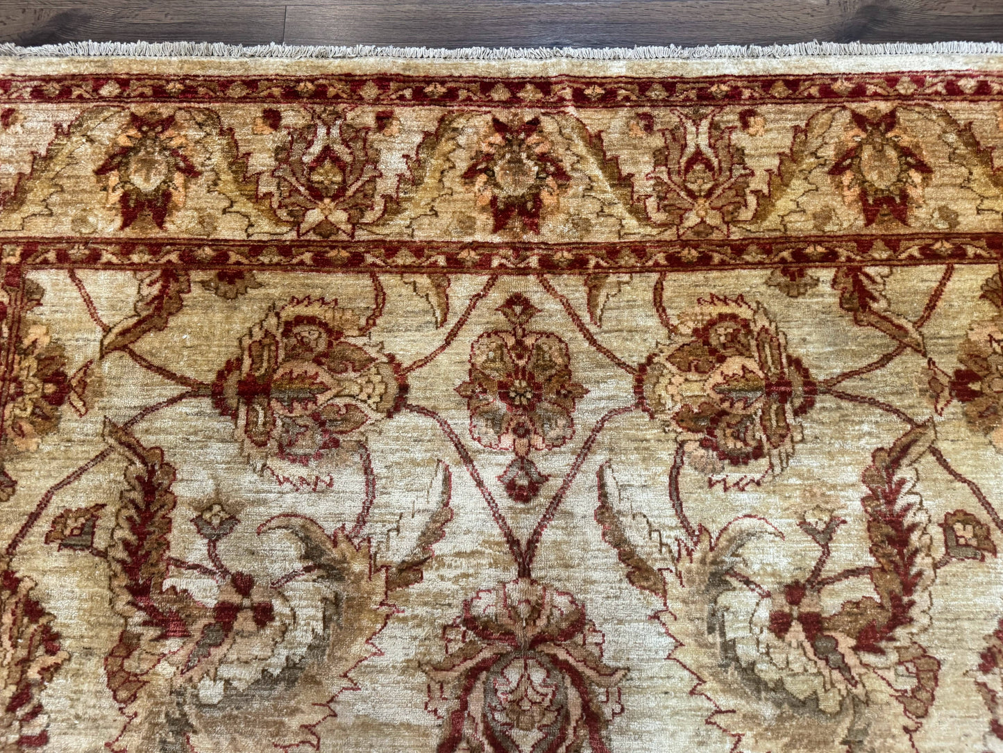 Indian Mahal Rug 7x9, Traditional Wool Carpet - Nuvé