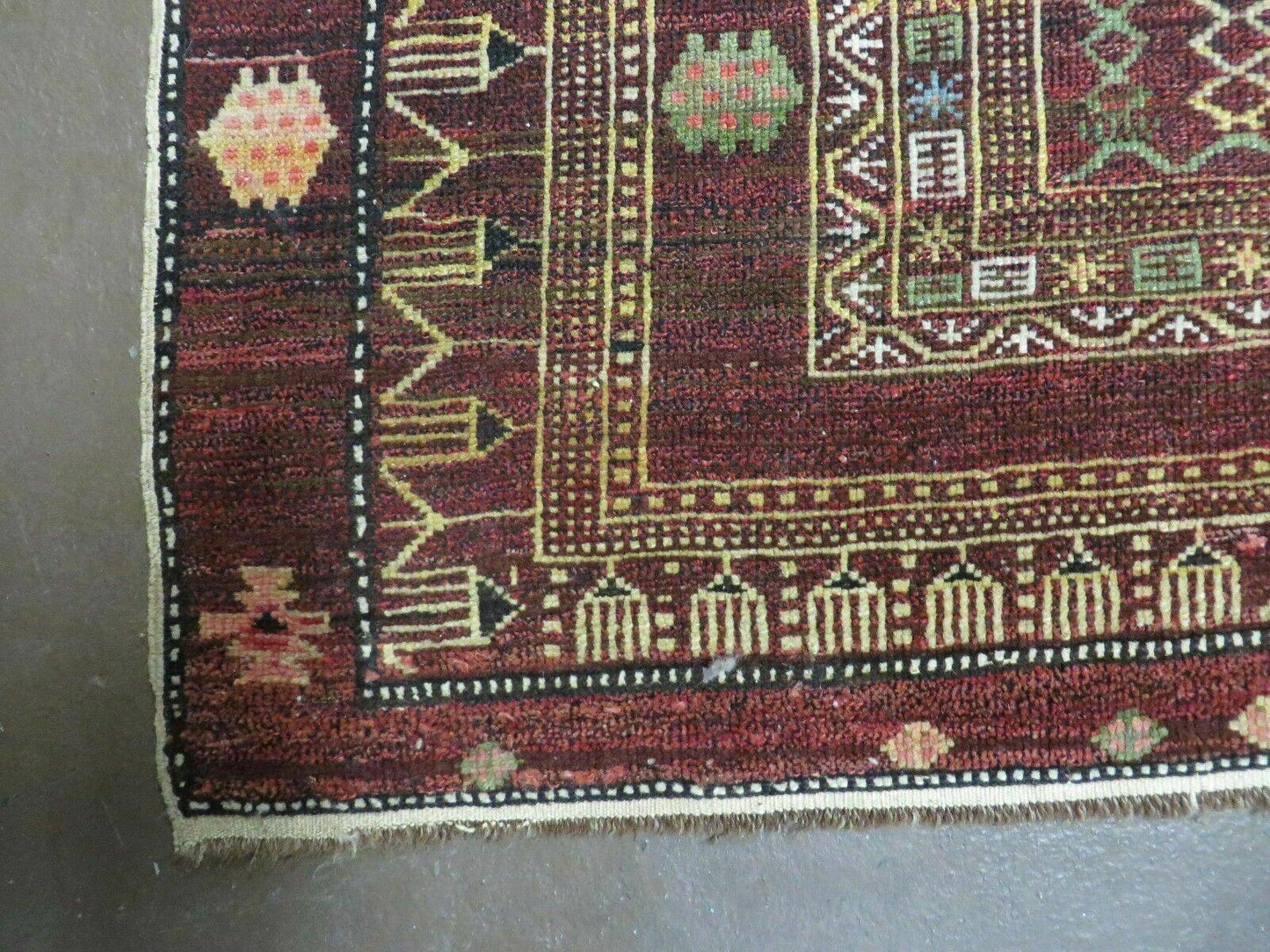 4' X 6' Antique Handmade Caucasian Shirvan Russian Armenian Wool Rug Colorful - Nuvé