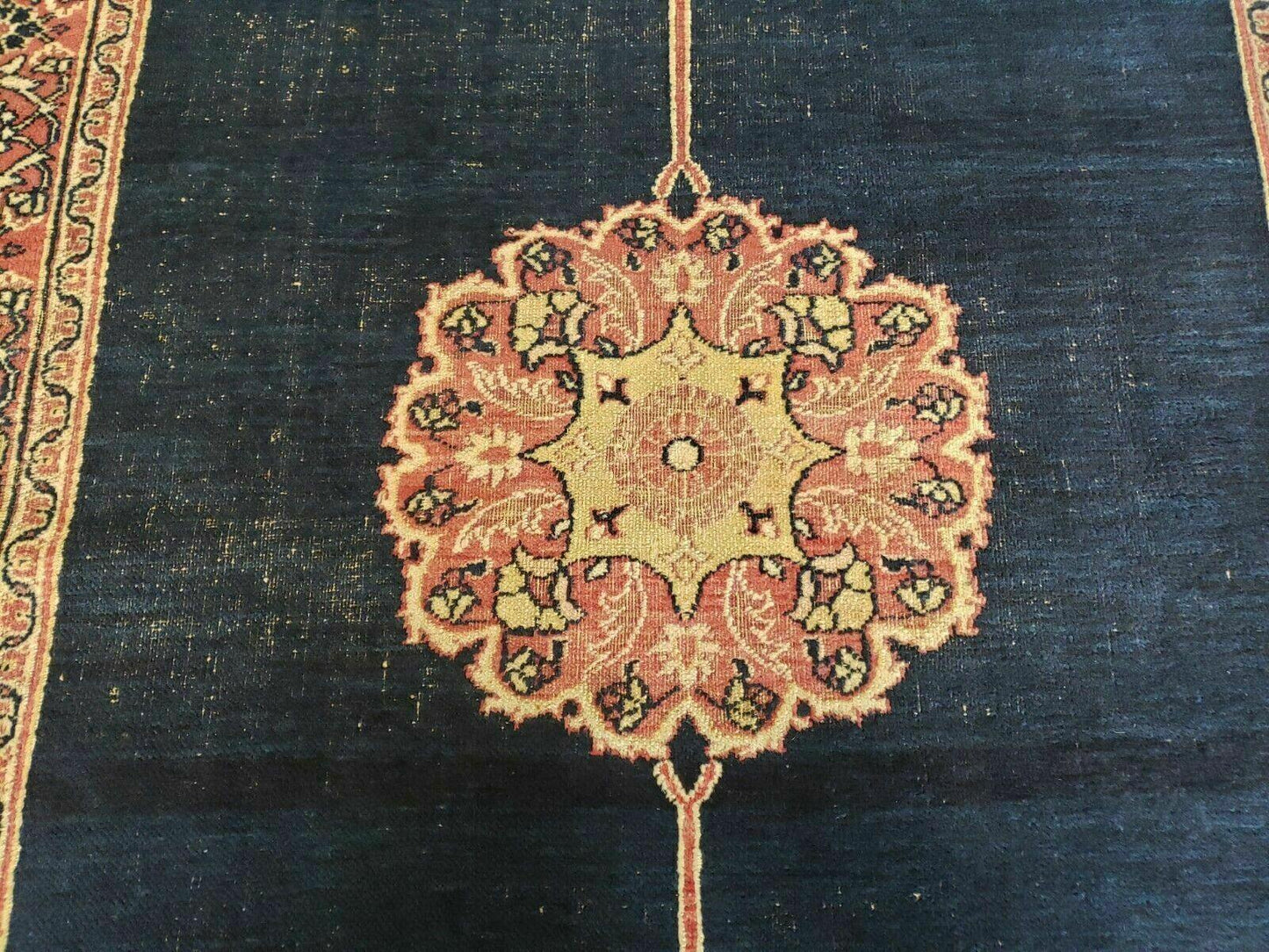 4' X 6' Antique Handmade Turkish Ghiordes Wool Rug Veg Dyes Organic Lion Nice - Nuvé