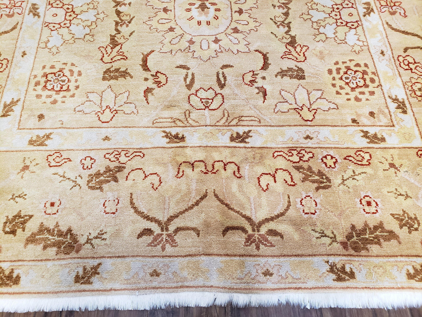 Vintage Turkish Oushak Area Rug 6x9, Wool Hand-Knotted - Nuvé