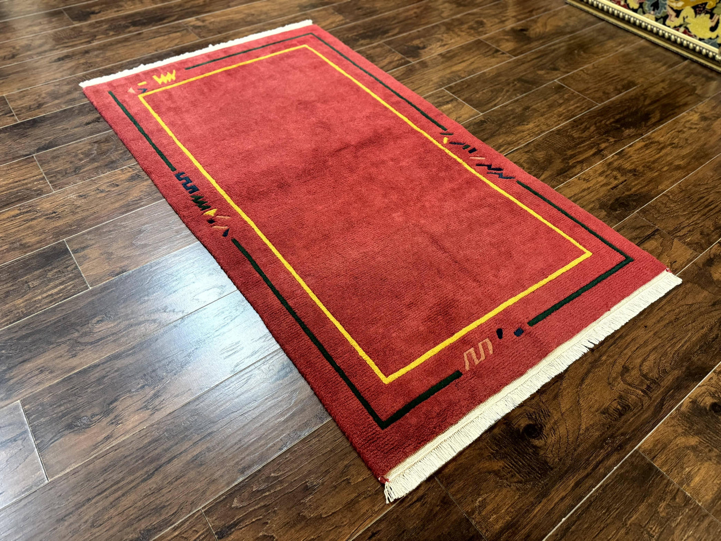 Indo Persian Gabbeh Rug 3x5, Red - Nuvé