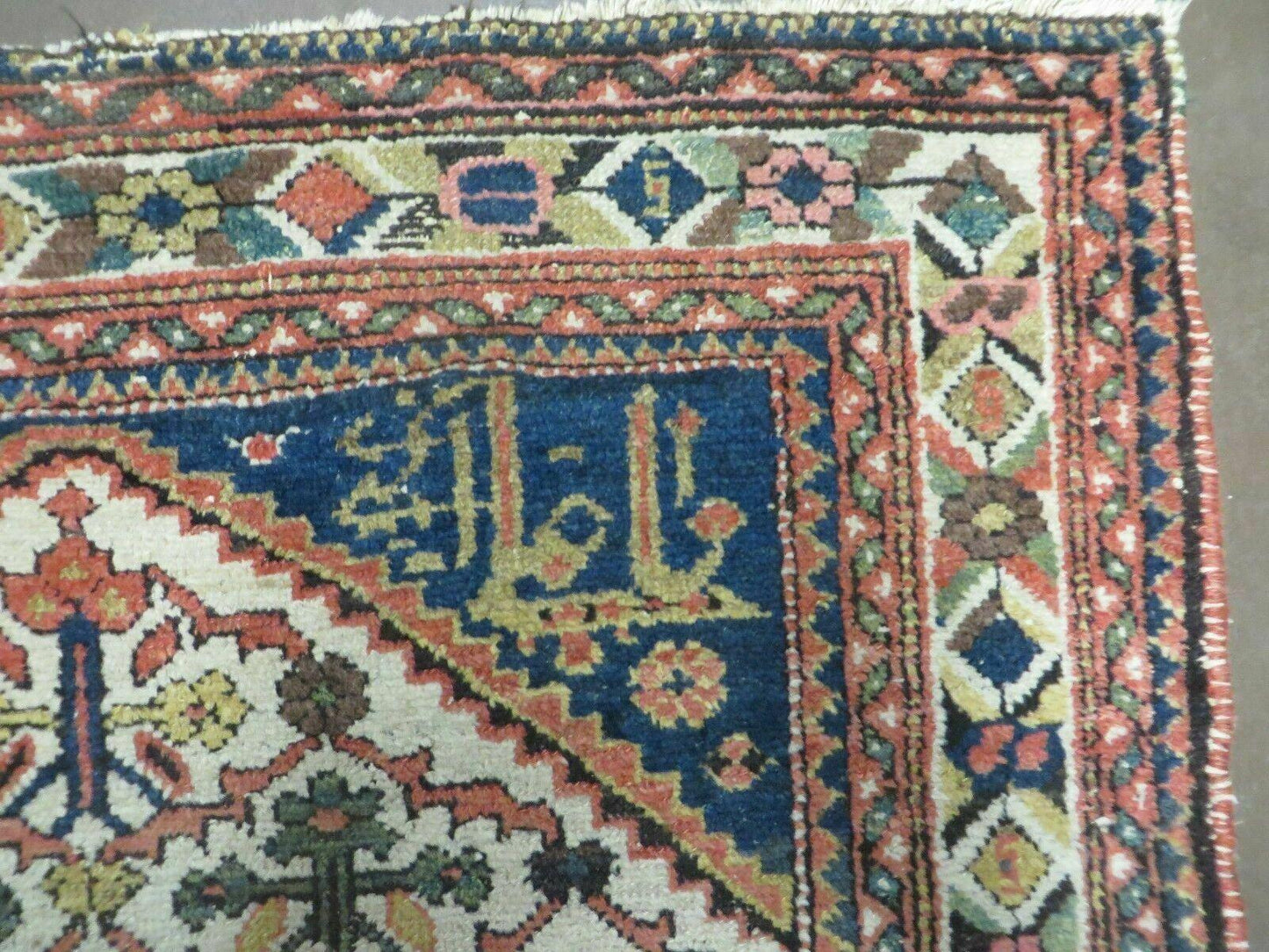 3' 3"X 10' Antique Handmade Caucasian Shirvan Wool Runner Rug Nice - Nuvé